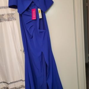 Royal Blue Formal Dress. Size 10. by Eliza J